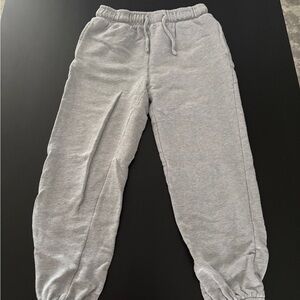 Treasure & Bond Gray Sweatpants with Elastic Waistband